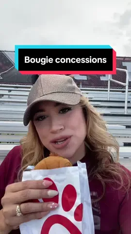 When your concession stand has just the right amount of bougie. #texasfootball #highschoolfootball #chikfila #smallcontetcreator #tiktokchallenge 
