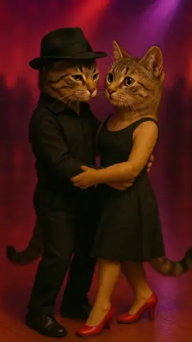 The Most Romantic Dance You Will See Today:Kittens Taking Over TikTok #dancetrend, #kittendance  #catlovers , #viral2025, #creatorsearchinsights 