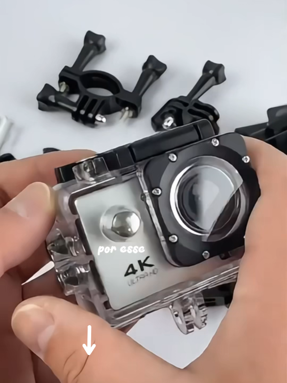 Câmera esportiva wi-fi 4k  #camera #4k #wifi #conteudo #tik 