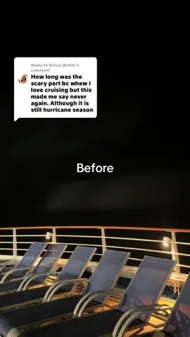 Replying to @Krissy Butler Cruise Ship heads into storm ⛈️ we tend to not think about it, the video of the lightning was just moments before the chaos #cruisetok #carnival #carnivalcruise #storm 