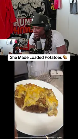 Would You Eat This Loaded Potato ⁉️ #food #cooking #fyp 