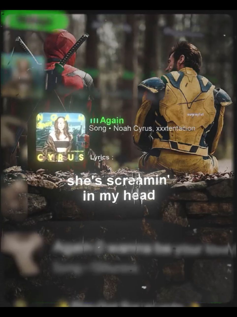 My type music... #AGAIN  feat. #XXXTENTACIO #NoahCyrus IB: @ourplaylist 