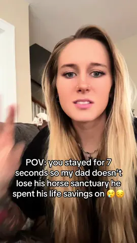 Please comment and share this for my dad 😔❤️🙏 #savehorses #horsefarm #animalsoftiktok #jewelry #sanctuary 