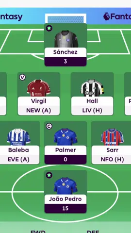 Mana triple captain 🤣💔  #gameweek2 #fpl #epl #chelsea #colepalmer