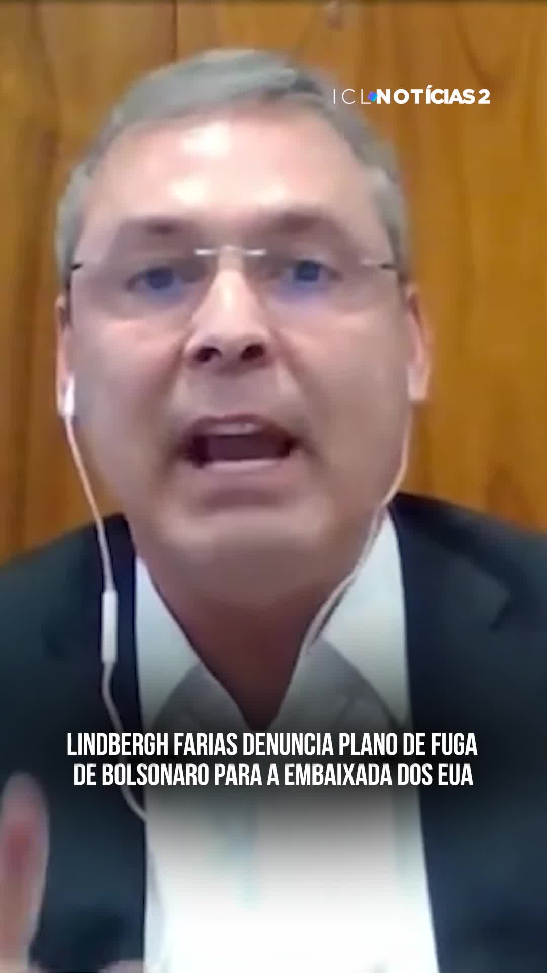 Lindbergh Farias denuncia plano de fuga de Bolsonaro para a embaixada dos EUA O ICL Notícias - 2ª edição vai ao ar de segunda a sexta-feira ao vivo, das 17h30 às 19h, nos canais do Instituto Conhecimento Liberta. Acompanhe o nosso jornalismo independente nas redes e no portal iclnoticias.com.br. #noticias #icl #notícias