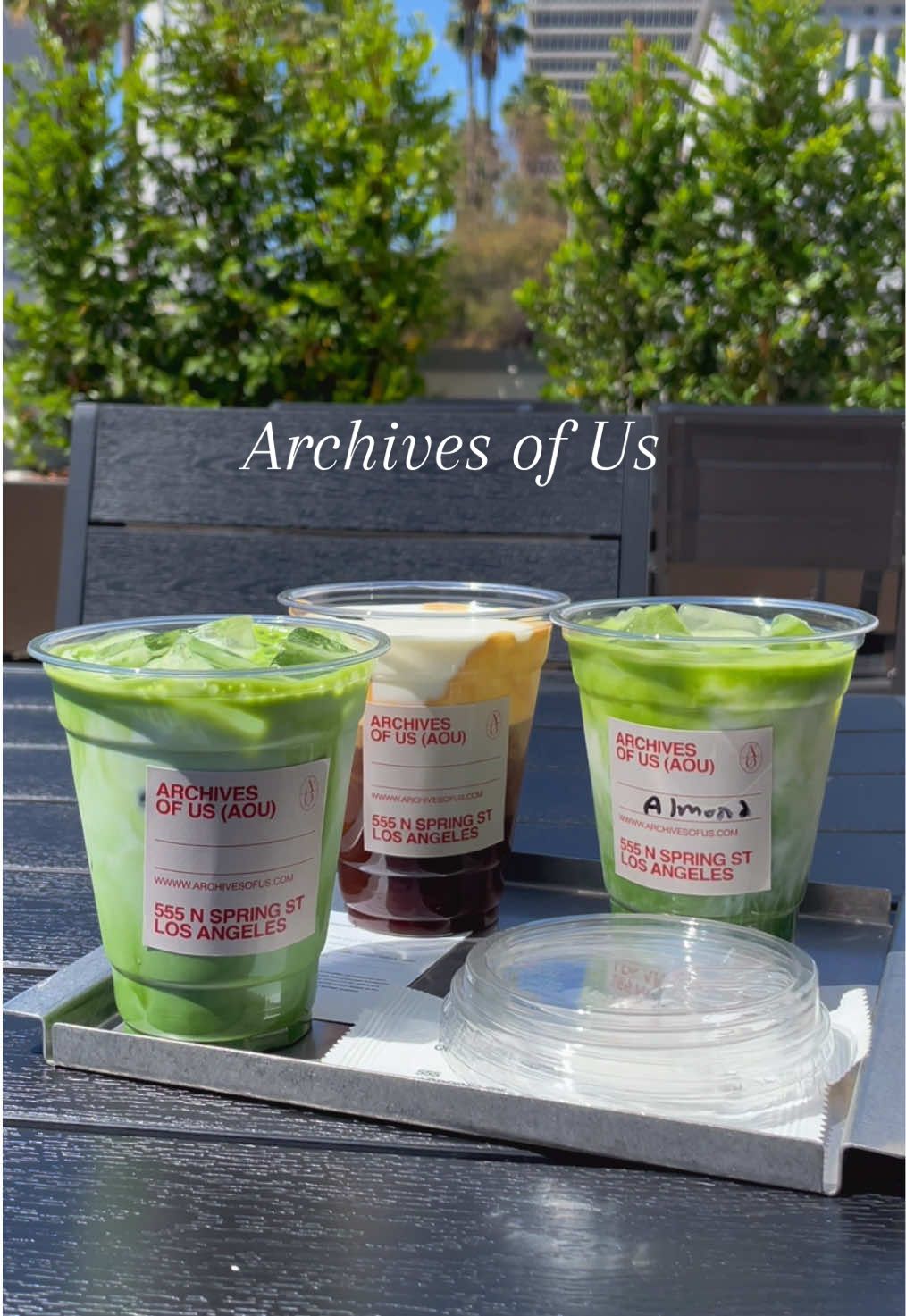 ✨ Hidden gem in LA ✨ @ARCHIVES OF US Obsessed with the matcha, rooftop vibes, cozy modern aesthetic, & the sweetest service🥰 #LosAngeles #ArchivesOfUs #Matcha #Coffee 