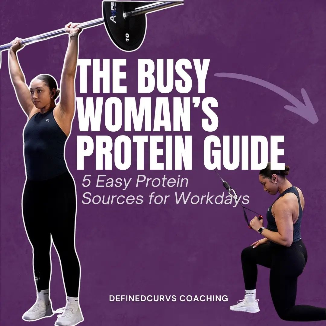 You don’t need to cook every meal from scratch to hit your protein goal! Here are 5 protein sources I recommend to all my busy clients 👇🏽(Especially if you work long hours or don’t have time to meal prep!) 1. Pre- cooked chicken🍗 2. Greek yogurt 3. String Cheese🧀 4. Deli meat + jerky 5. Protein shakes Save this post & share it with another busy friend💪🏽 #protein #proteinshakes #highproteindiet #diethelp #busywomen      