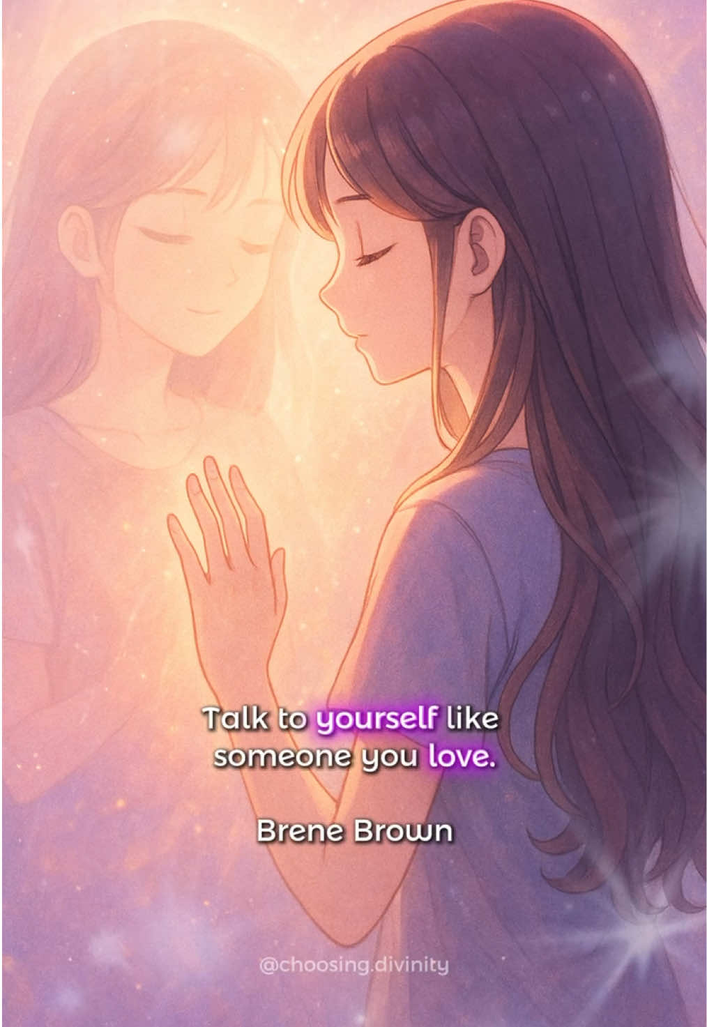 We are often our own harshest critics. But what if you replace criticism with compassion? Try talking to yourself like you’d talk to someone you truly love. 💜 ✨ Save this as a reminder #SelfLove #FreestyleFriday #PositiveVibes #ChooseLove #SpiritualGrowth     