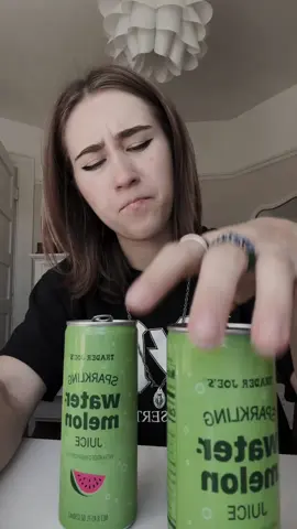 addicted to trader joe’s sparkling watermelon juice with added ingredients  #traderjoes 