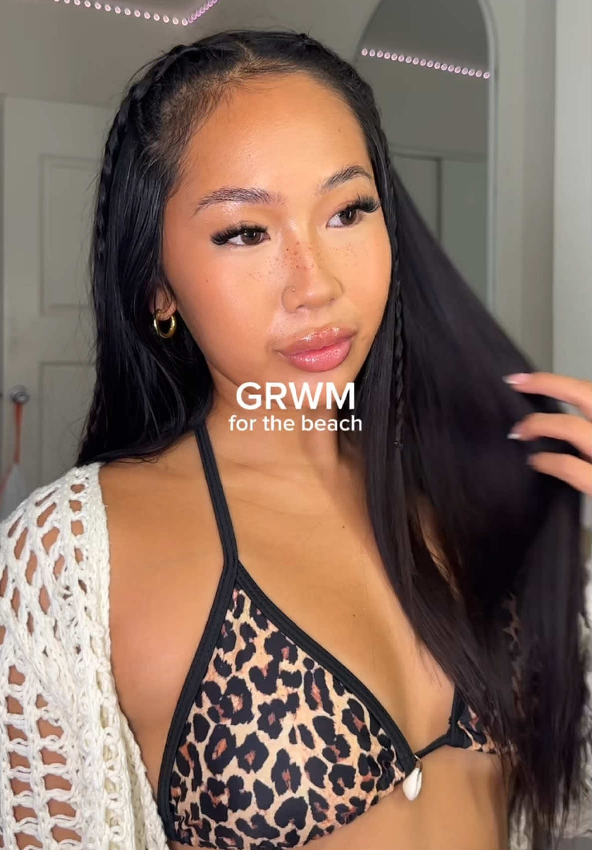 beach day glam ☀️ #beachmakeup 