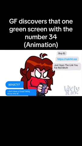 GF discovers that one green screen with the number 34 (Animation). Credits: LIVIu HeX #fnf #fridaynightfunkin #animation #fnfanimation #animated 