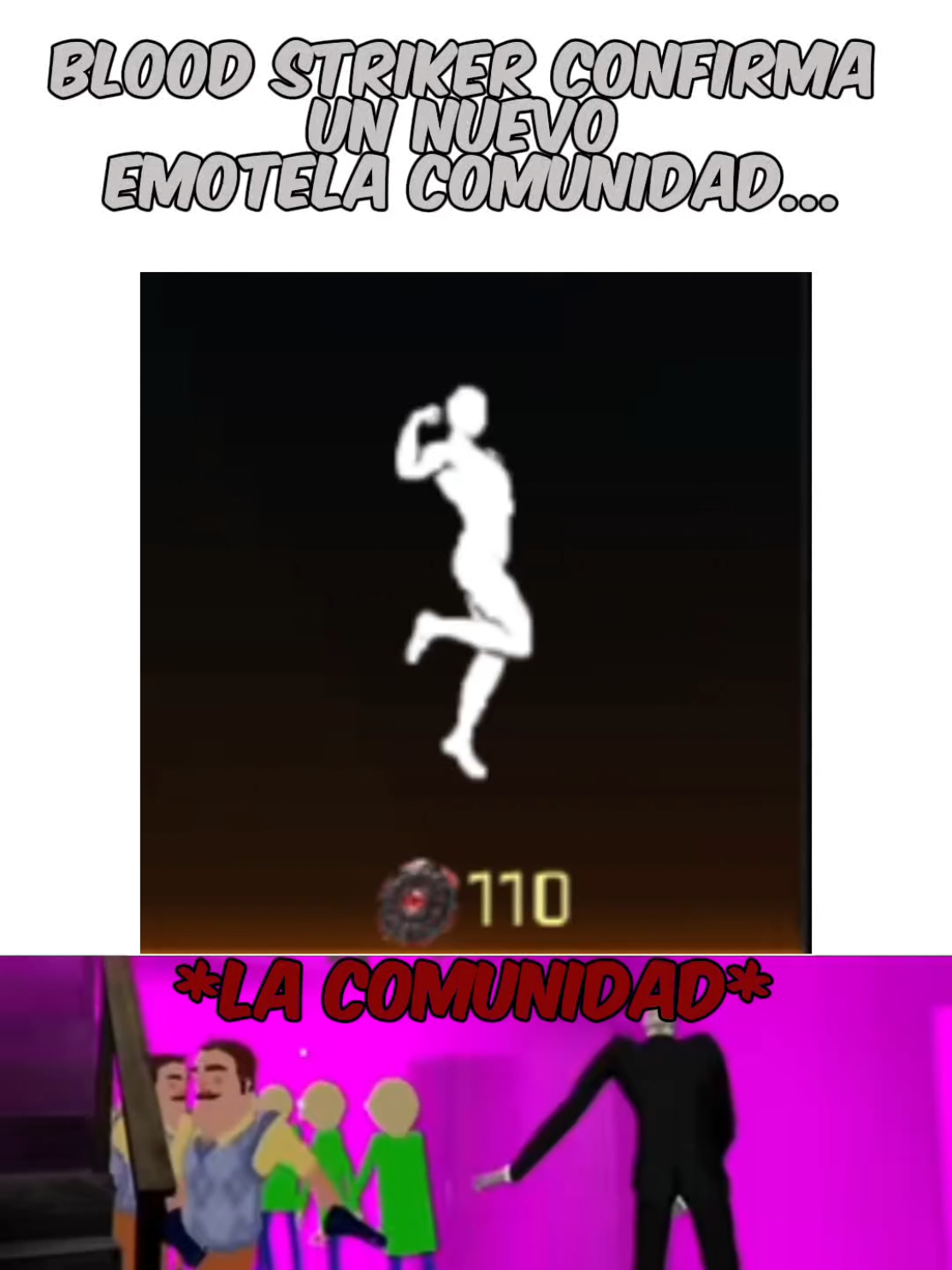 El nuevo emote en blood strike #blood #juegos #humor #EmbajadorBloodStrike #BloodStrikeLATAM 