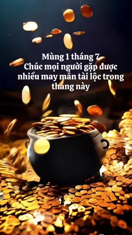 Mùng 1 tháng 7 chúc mọi người gặp được nhiều may mắn tài lộc #xuhuong #thinhhanh 