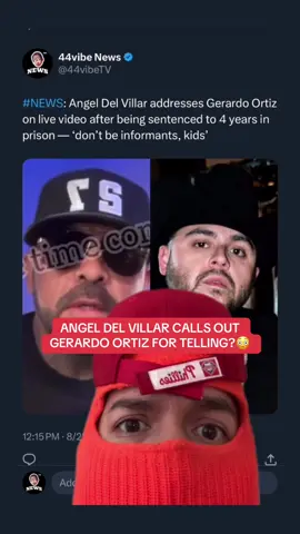Del Records CEO, Angel Del Villar has finally spoken out on his ex artist named Gerardo Ortiz after he went to court and testified against Angel. This eventually led to the judge sentencing him to to 48 months in prison. Originally Del Villar was facing 30+ years but the lawyer got him down to just 4. Now Del Villar has spoken out and addressed Gerardo Ortiz, saying all he ever did was support him. #angeldelvillar #gerardoortiz #delrecords #regionalmexicano🇲🇽 #44vato 