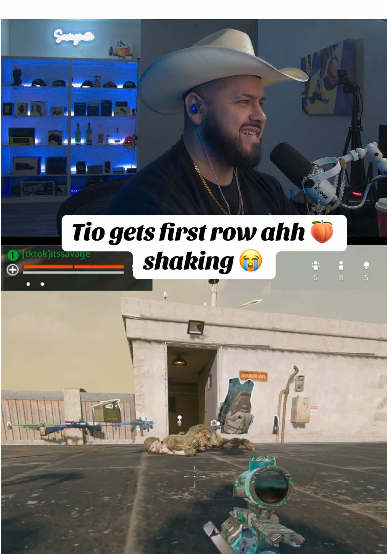 Tio get a private show 😭😂 #savage #fyp #texas #callofdutywarzone  