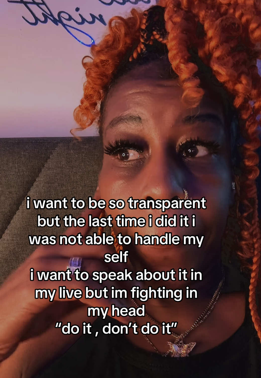i’m usually one to speak before exiting , but because i’m confused i woke up wanting to just block and leave THEM confused as i am. i never knew i would get here because i am a woman of words and actions but i am confused at what im reaping i did not sow this or DID I 🤔 i might not ever get to know the reason but im here and im handling it the best way i can … with god and love ones . i have the hardest time letting go investments in people places and things lord be with me on this journey i AM still willing to do the work 