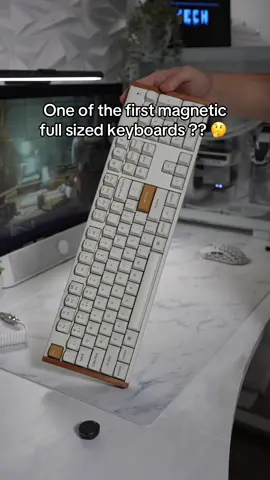 ACTUAL full sized magnetic switch gaming keyboard by Keychron? #keyboard #fullsized #magnetickeyboard #keychron #review 
