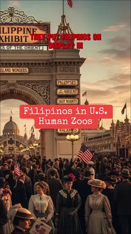 The U.S. once put Filipinos in human zoos. At American world fairs, thousands of Filipinos were displayed in fake “villages” to make them look uncivilized. It was propaganda to justify colonization. This is the part of Philippine-American history they don’t teach. #hiddenhistory #philippineshistory #USHistory #colonialpropaganda #erasedhistory