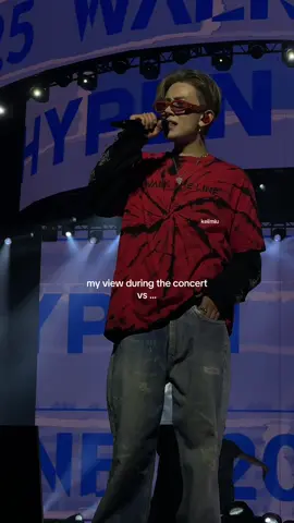 the trade off 😭😭 send off wasn’t great for multiple reasons but I had soo much fun at the concert and a sick view so I’ll be okay LOL #enhypen #london #concert #kpop 