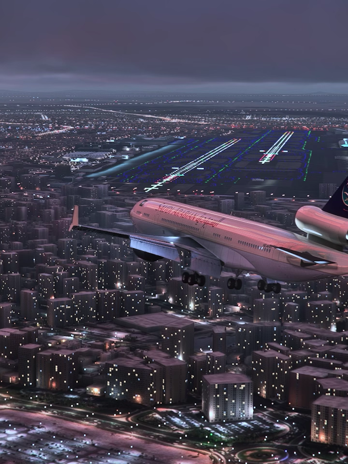 MD11 Saudia #aviation #fly #flight #avgeek #planelovers #plane #airplane #dubai #msfs2020 #tiktok #viral