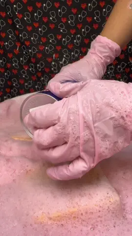 Part 2 to @@anursewhosqueezes💋 of course had to throw in some powder for my girl @‘ kelly.               #ajax#fyp #asmr #spongesqueezing #foryou 