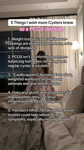 These 5 things are what I wish I knew as soon as I was newly diagnosed with PCOS… it would’ve saved a lot of headache! Take it one step at a time and see your symptoms like facial hair hair loss, anxiety, cystic acne, and weight gain diminish. #pcos #pcosweightloss #pcosawareness #pcosproblems #pcossupport 