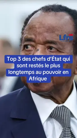 Voici le top 3 des chefs d’État qui sont restés le plus longtemps au pouvoir en Afrique  #afrique #afriquetiktok #top #classement #politics #president #pouvoir #chef #paulbiya #museveni #camerountiktok🇨🇲 #cameroun #ouganda #guinee #lfriimedia 