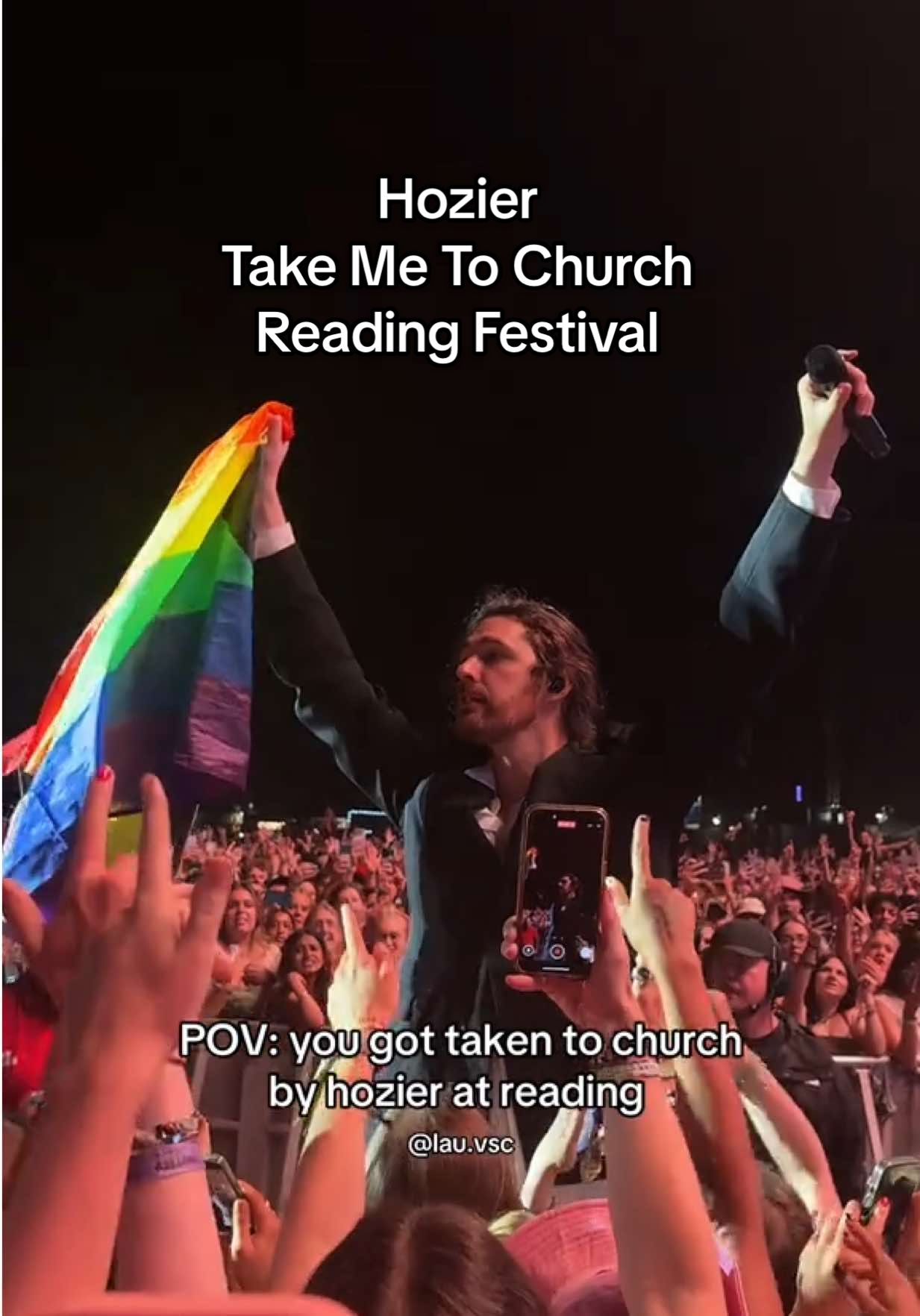 AAAAMEEEEN 🛐 @Hozier #hozier #readingfestival #readingfestival2025 #takemetochurch Hozier Reading festival take me to church 