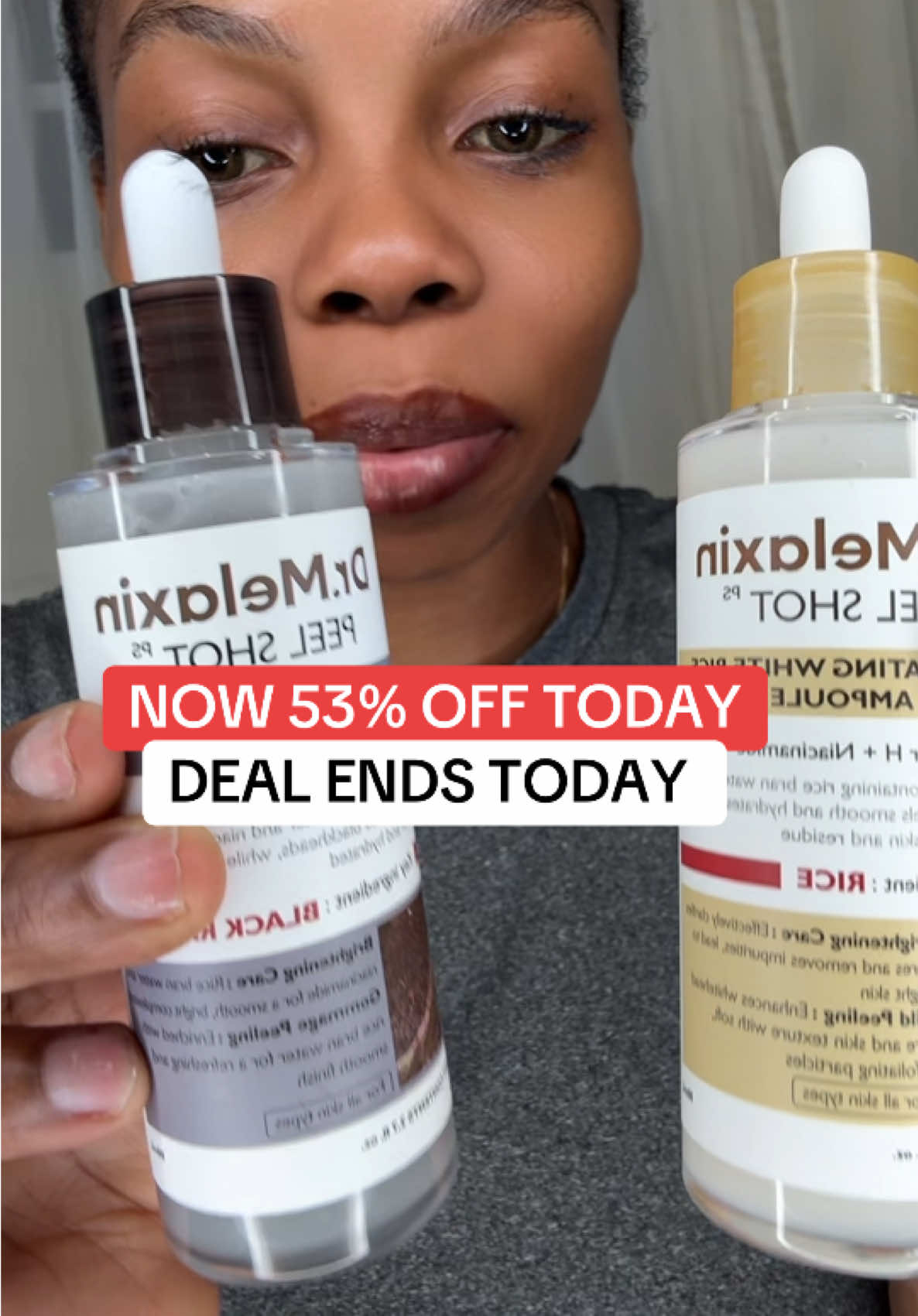 From $78 ➝ $36.45 👀 Steal deal today only. #SkincareHacks #TikTokShopFinds #GlassSkin #BeautyDeals #drmelaxinpeelshot 