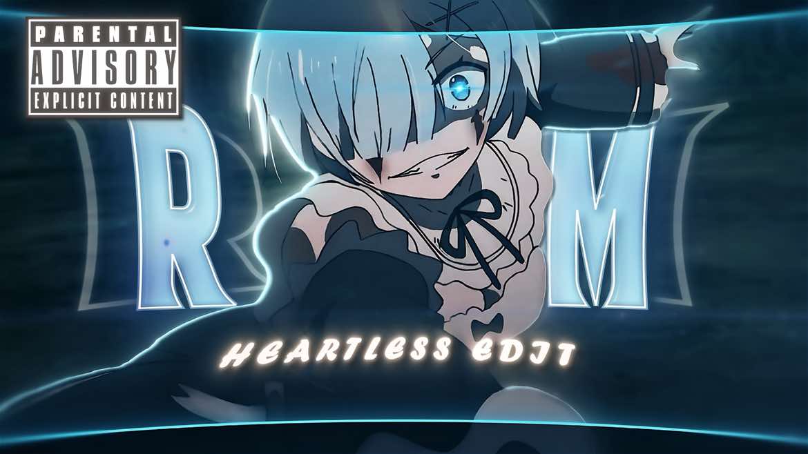 Heartless💔 - Rem /  Thanks for Watching!  Had a nice idea could‘ve executed it better but I really am busy these past few days so I hope it’s still something💔 ----------------------------------  Anime: Re:zero  ---------------------------------- Song: Heartless - Kanye West / Heartless - The Weeknd  ---------------------------------- Tags: #daryel_vfx #edit4k #aftereffects #rezero #rem / @Nanimalo @𝚔𝚢𝚘𝚔𝚘▵ @Kyoto银 @Magic @Kaiizen 
