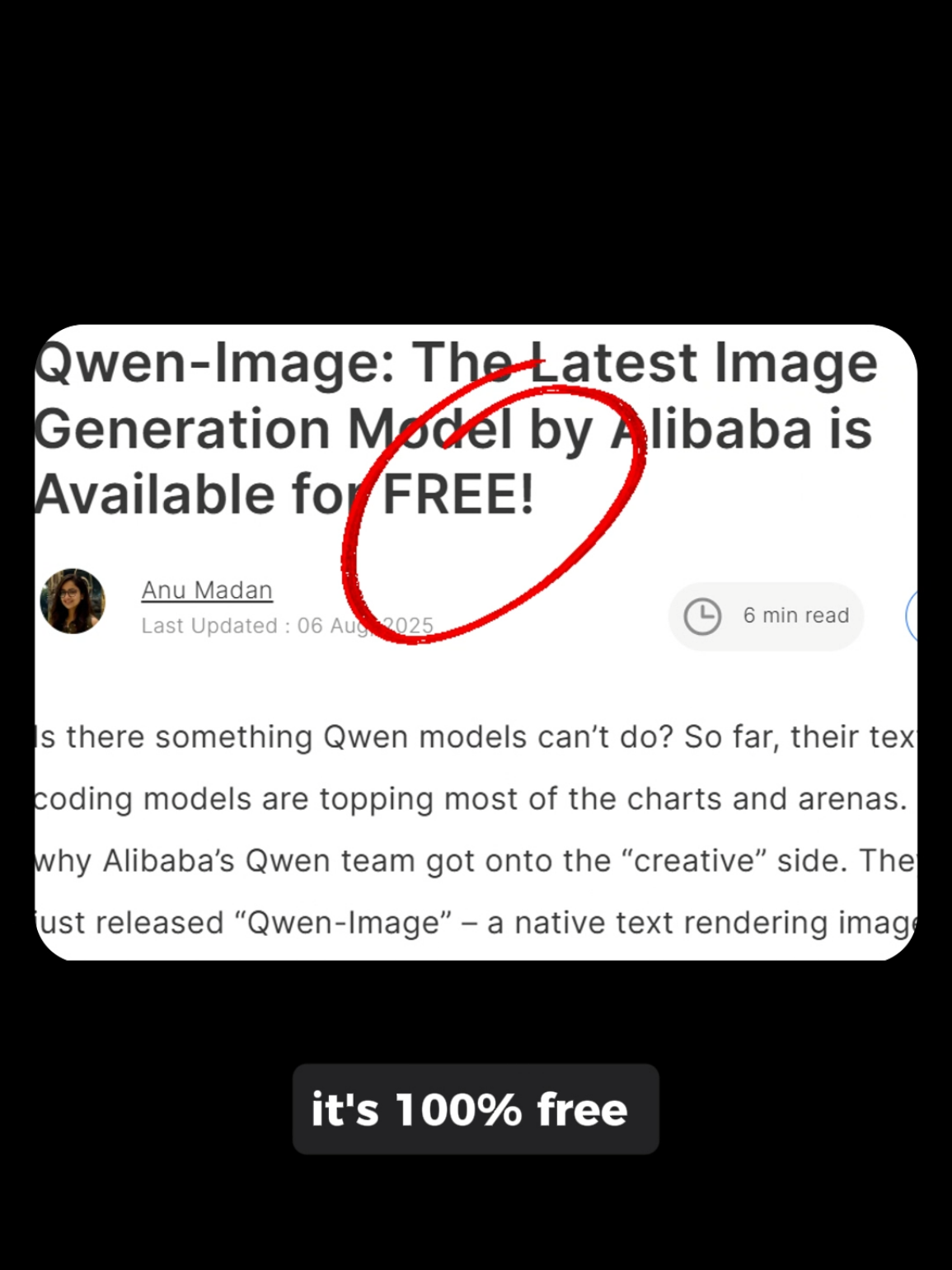 Comment “qwen” below, and I’ll send you the link and the demo. People are still paying hundreds of dollars for GPT-4o, MidJourney, and Flux… but why? Right now, there’s a tool that does it all — and it’s 100% FREE and open-source. It can remove objects, change backgrounds, fix lighting, or even generate a whole new photo from scratch. No limits. No hidden fees. Just upload your picture, type what you want, and watch the result appear in seconds. For business owners and creators, this is a game changer. Want to recreate a competitor’s photo? Need fast product shots? Or just want to make your social media look professional without spending money? This tool does it all — instantly. It’s called Qwen Image Edit, and once you try it, you’ll never look back at paid tools again.