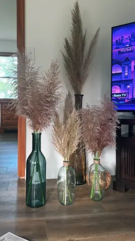 love love floofie pampas🌾🤍 #pampasgrass #livelaughlove #decor #boho 