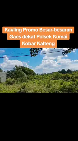 KAVLING MURAH MERIAH GAES DI DAERAH SUNGAI TENDANG DEKAT POLSEK KUMAI KOTAWARINGIN BARAT KALIMANTAN TENGAH KAVLING HARGA mulai 100 JT-an  DILOKASI STRATEGIS DAN TEPI JALAN RAYA SIMPANG 4. LUXURY MIMI BHUMI MADANI (MBM) DIJUAL TANAH KAVLING CASH/TEMPO/KREDIT,  LOKASI STRATEGIS,  DI PERSIMPANGAN JALAN LANUD ISKANDAR, KOTAWARINGIN BARAT KALIMANTAN TENGAH PROFIL KAVLINGAN:  -Bisa cash or kredit -DP Minimal 50 persen -Kredit 12 bulan s/d 36 bulan SYARAT:  1. Fotocopy KTP  2. Nomor HP aktif 3. Biaya AJB dan balik nama di tanggung seller (penjual) Anda Lunas terima SHM atas nama anda!! (kusus utk Cash tempo 6 bulan & 12 bulan).  Miliki kavling tanah terbatas ini.. cara nya gampang.. Untuk area pinggir jalan bisa cash tempo selama 1 tahun dan kredit selama 2 tahun.  Untuk area perumahan bisa di kredit selama 3 tahun lho. Hubungi : +6281316391634 / 081384581472