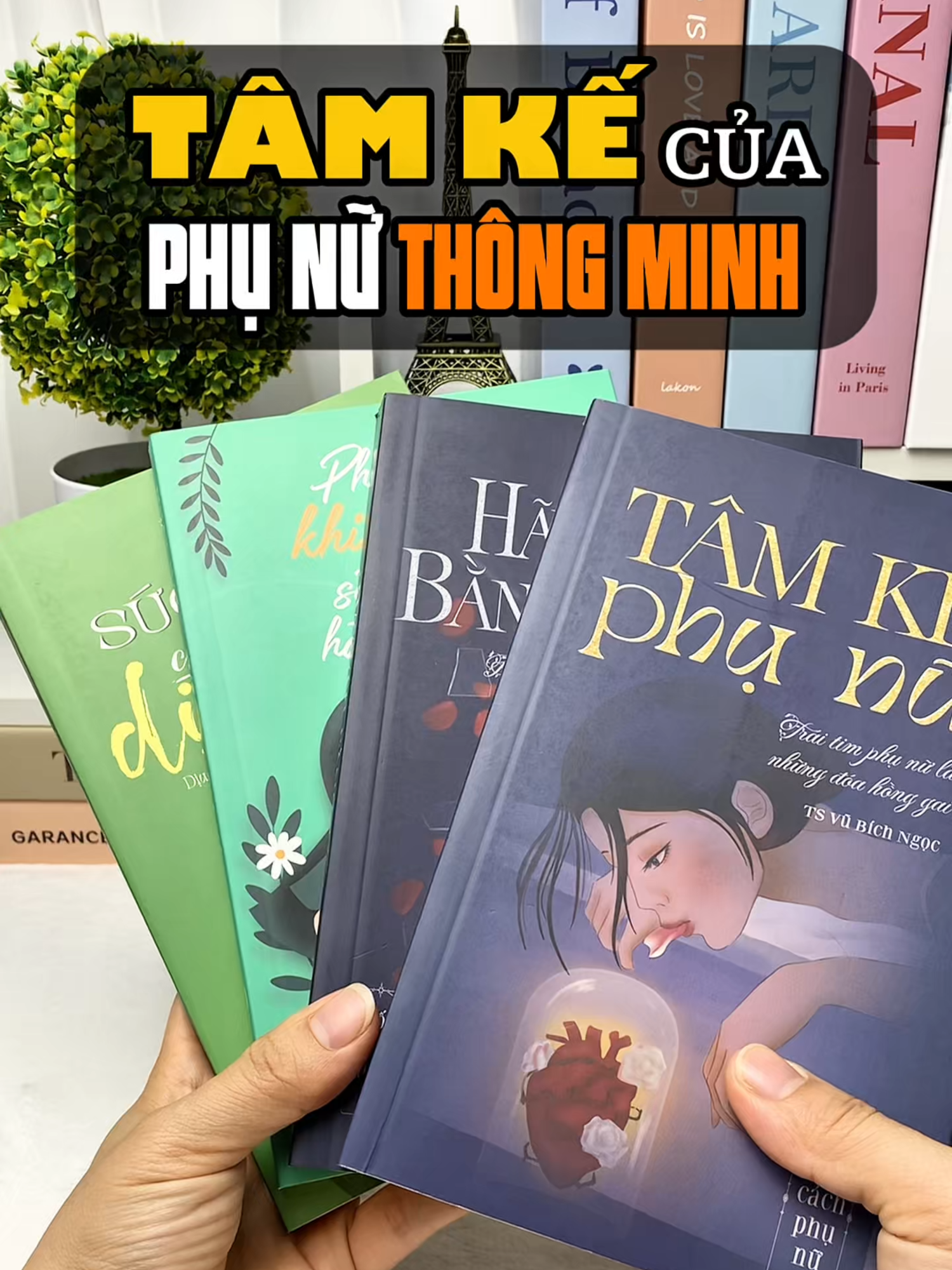 Combo 4 cuốn Tâm Kế Phụ Nữ, Hãy Yêu Bằng Lý Trí, Phụ Nữ Khí Chất Sẽ Tự Có Hào Quang, Sức Mạnh Của Sự DỊu Dàng sẽ là cẩm nang cho các bạn nữ bước vào tĩnh yêu #anhsangtrithuc1 #sách #sach #sachhay #books #BookTok #phunu #tamkephunu #hayyeubanglytri