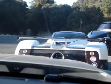 paganis n whatnot ——————————————-footage from  - CarspotterJeroen - askit224 on youtube  #carweek2014 #zonda #paganihuayra #monterey #fyp 