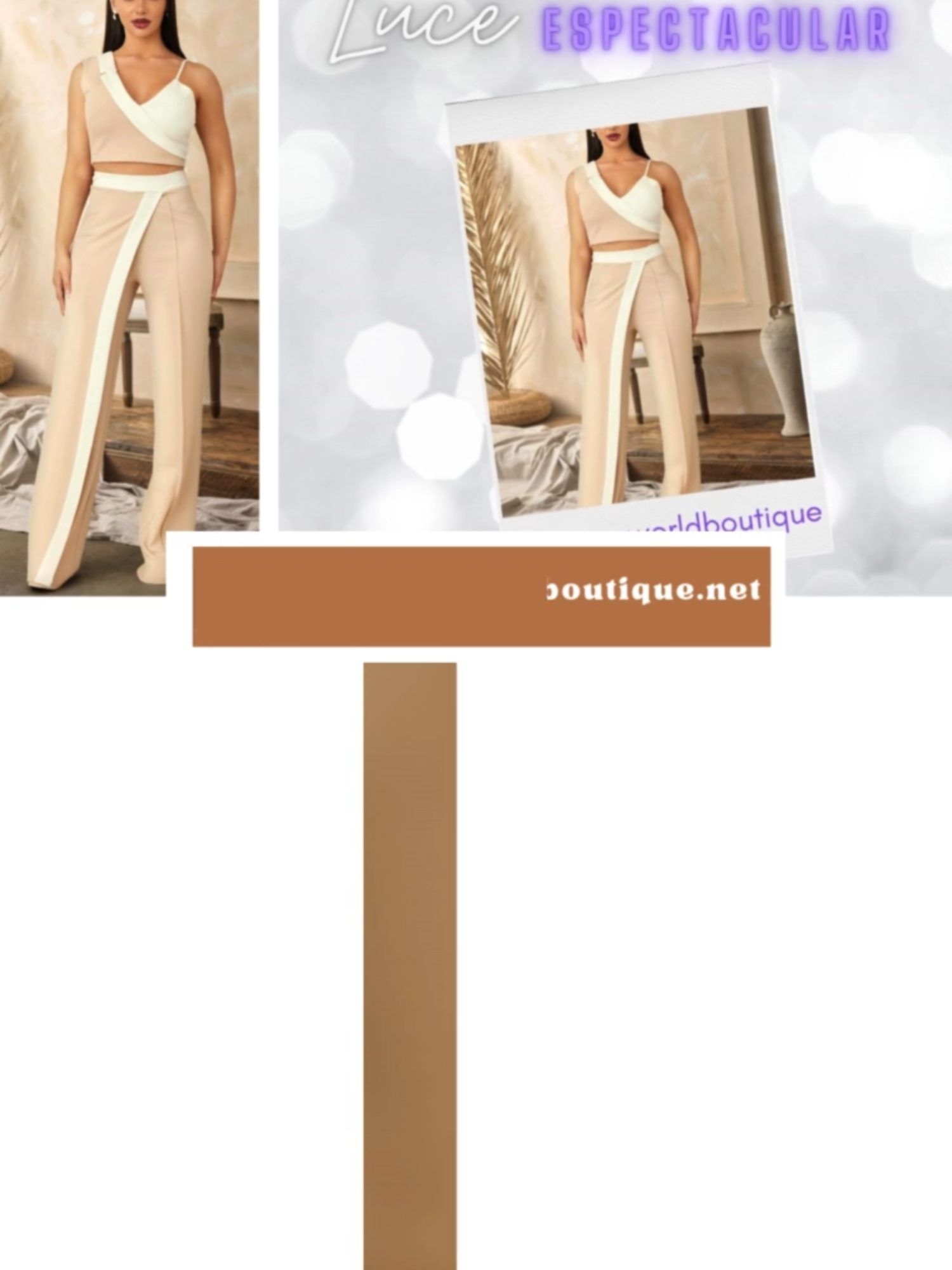 Discover elegance and style with our exclusive Valentina Design Set! Designed for those who want to stand out with sophistication and good taste, this set combines unique details and an impeccable finish that will make you look radiant on any occasion. Perfect for those who want to express their personality with a touch of distinction, the Valentina Set is the ideal choice to elevate your style to the next level. Don't miss the opportunity to wear this exceptional piece and feel incredibly confident and beautiful!The set is available in white with beige and black with white. #SamirasWorldBoutique #ypfッviral #womensfashiontrends #CompleteLook #boutique #CulturaConEstilo #ypfッ #modafeminina