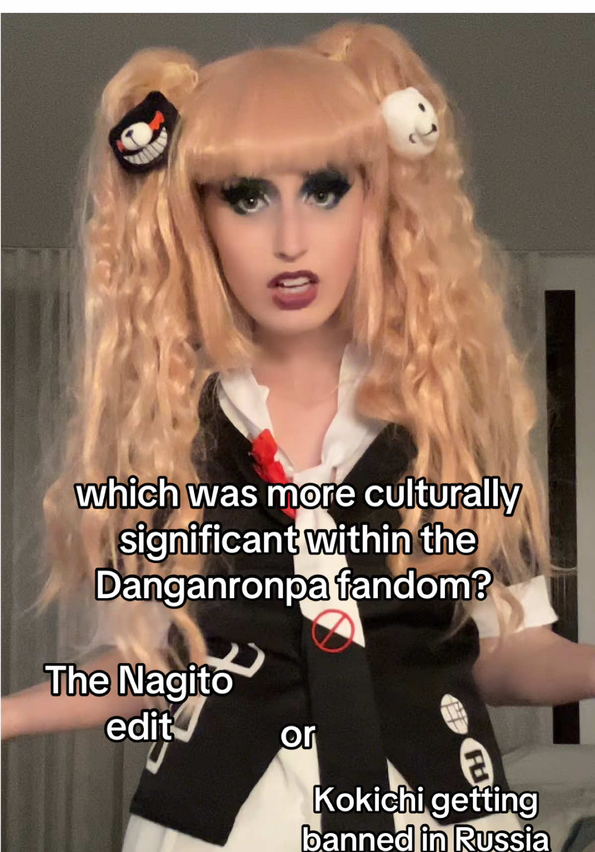 Too much happened within the Danganronpa fandom back in the day #junkoenoshima #junkoenoshimacosplay #danganronpa #danganronpacosplay #cosplay 