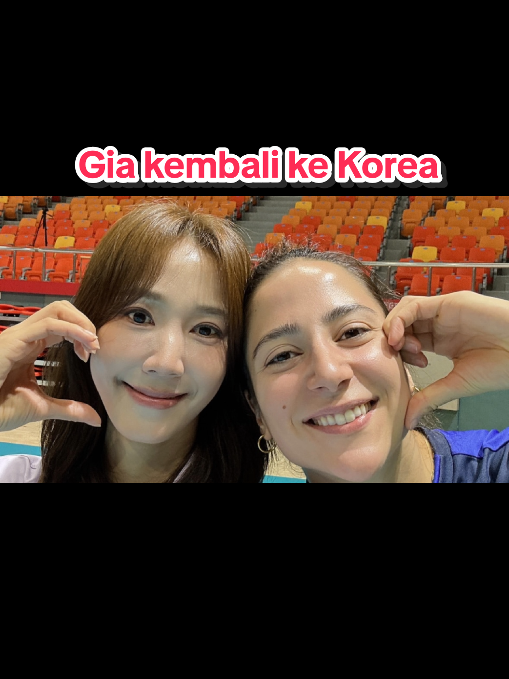 Gia Sahabat Megawati Hangestri Kembali ke Korea untuk latih tanding melawan Tim AI Paper dan disana dia bertemu Song-yi eoni 🤗 Kangen bangen sama moment kebersamaan mereka 🥲 #Gia #giovanamilana #redrockets #redsparks #megawatihangestri 