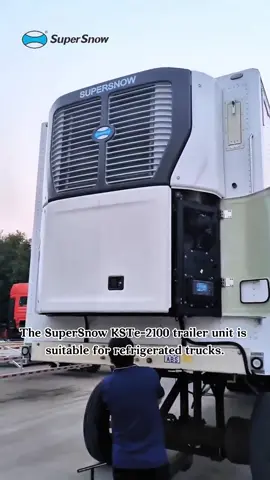 SuperSnow KSTe-2100 trailer unit is suitable for 53ft semi trailer It features remote start/stop control, real-time temperature measurement and recording, high/low speed switching, and defrosting. WhatsApp +8618695859282 leo@kaixuecn.com www.supersnowcold.com