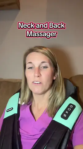 Y’all this thing is 10/10. Putting it to the test today when I could hardly move my neck this morning! #tiktokshop #neckmassager 