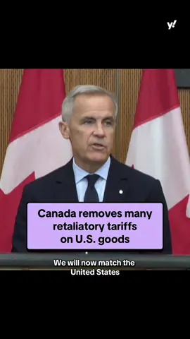 Canada is dropping retaliatory tariffs to match U.S. tariff exemptions for goods covered under the United States-Mexico-Canada trade pact, Prime Minister Mark Carney said. #news #canadanews #newstoday #cdnpoli #usa 