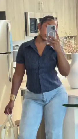 Tiktokshop fashion is hands down my secret to a cute ootd. I’m in love with this classy button down.  #TikTokShopFashion #buttondown #collarshirt #classystyle #outfitoftheday 