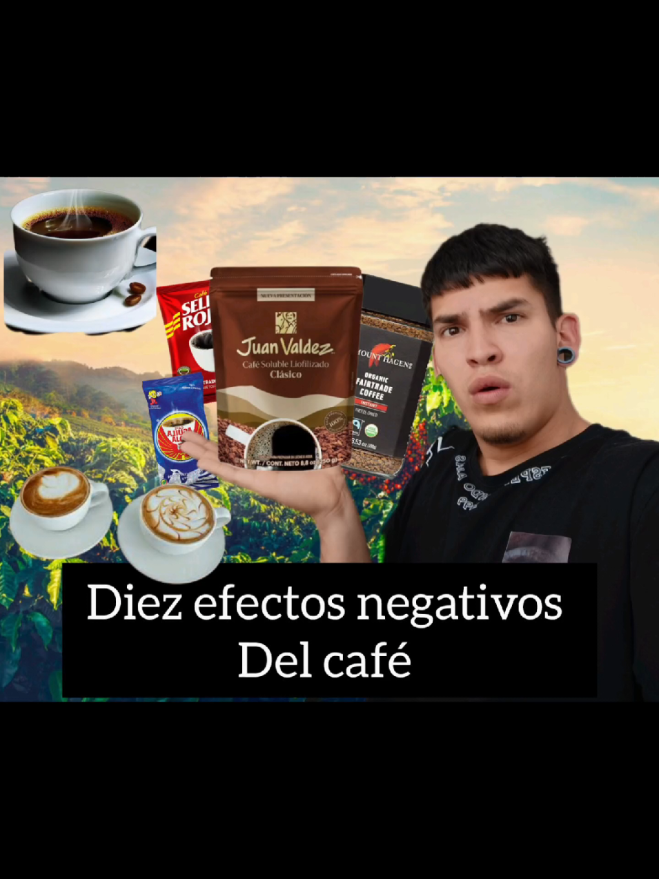 Diez efectos negativos del café ☕ #juanvaldez #starbucksbarista #puro #alcaloides #considerelo 