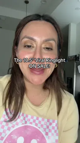 The 10.5” Viral Ringlight  ON SALE! #momlifeunfiltered #padres #prek #dadssupportingdads #auntie 