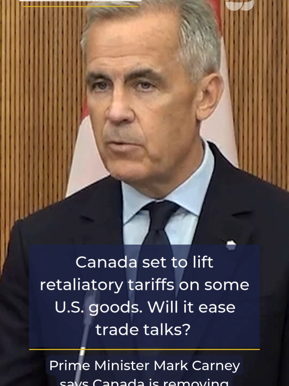 Prime Minister Mark Carney announced Canada will drop tariffs on some U.S. products to mirror exemptions already set out in the Canada-United States-Mexico trade agreement. #Canada #MarkCarney #PrimeMinister #UnitedStates #tariffs 