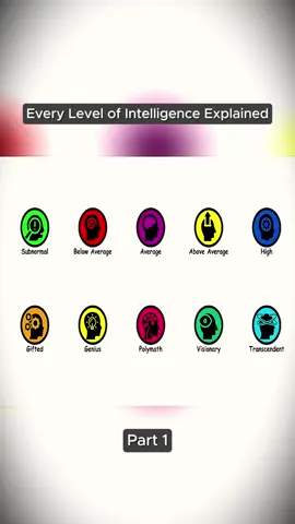 Every Level of Intelligence Explained part (1)