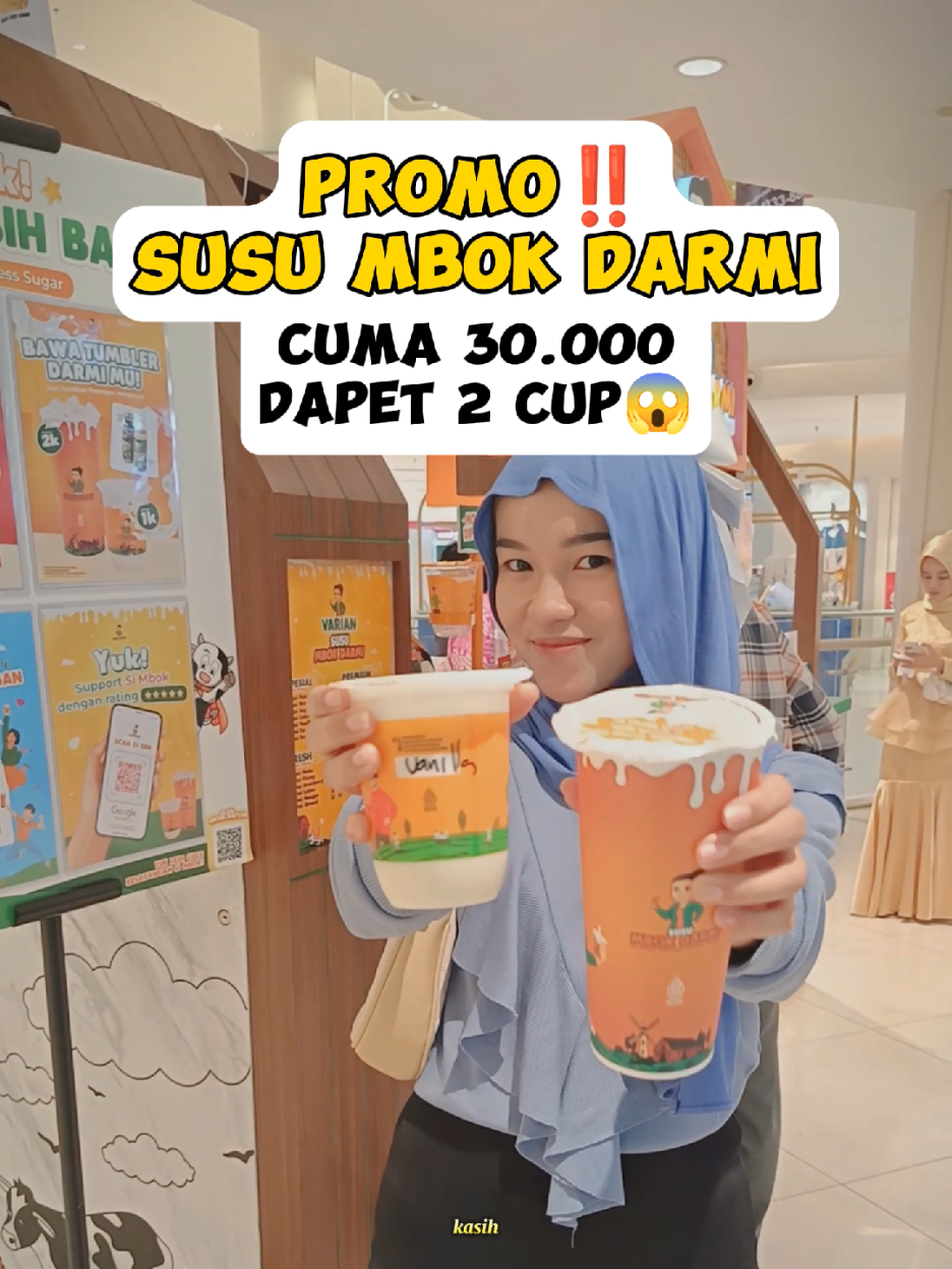 PROMO SUSU MBOK DARMI | jangan sampe terlewatkan promony terbatas buruan klik tag lokasinya di video ini 🫵 #susumbokdarmi  #minumansehat  #promomakangajian  #promomakanmerdeka  #promoseruweekend  #winkofwinner  #ttlswow 