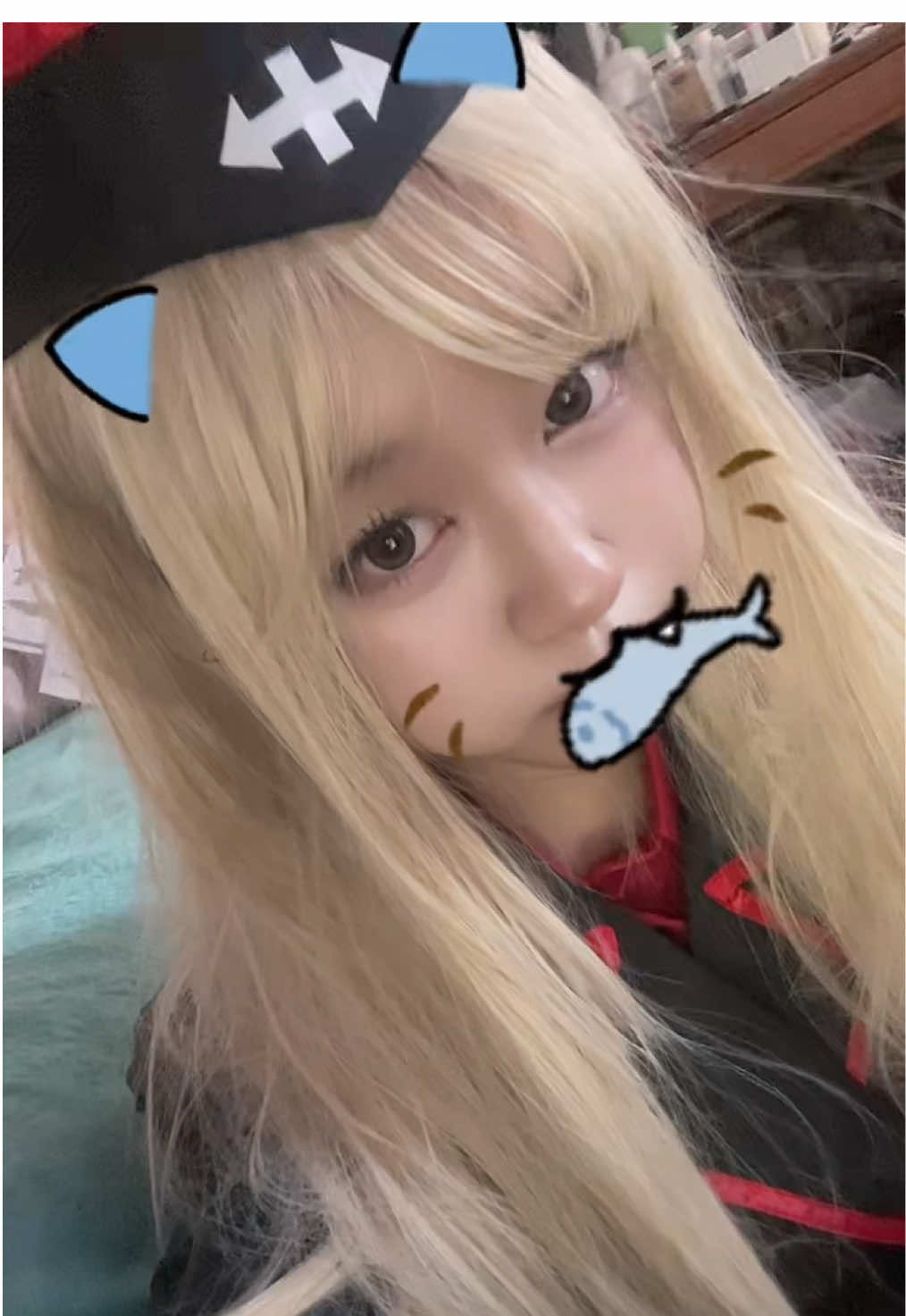 i need to cut my wig #fyp #girlsundpanzer #gup #cosplay 