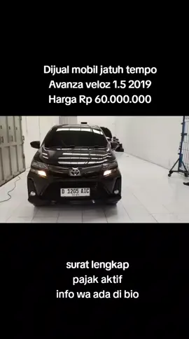 Keterangan mobil lelang sistem cepat •Toyota Avanza Veloz 1.5 Automatic •tahun 2019 •Warna Hitam •Km 41 rb •Pajak: jalan •Hrg cash: 60 jt  •minat wa ada di bio #avanzaveloz #mobil #mobilbelasberkualitas #foryoupage❤️❤️ #fyppp #fypppppppppppppp #fyppppppppppppppppppppppp 