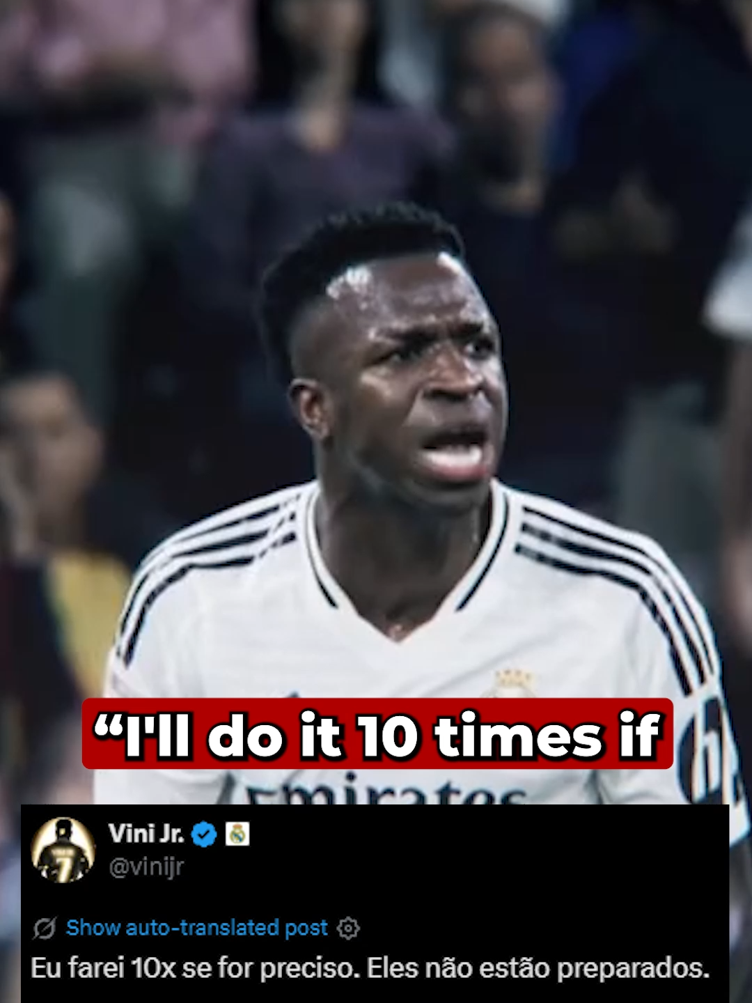 What happened to Vinicius’ promise? #football #realmadrid #vinicius